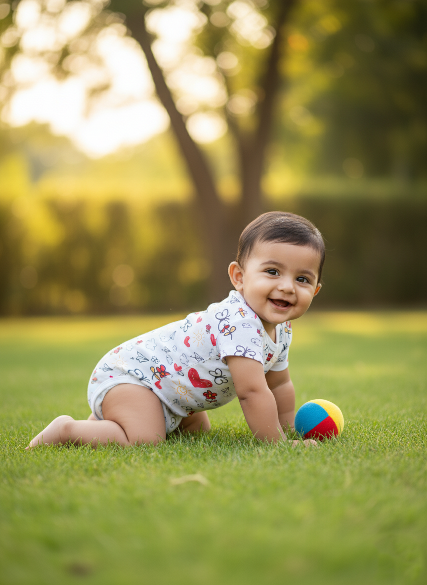 White Rompers - Butterfly & Hearts Design