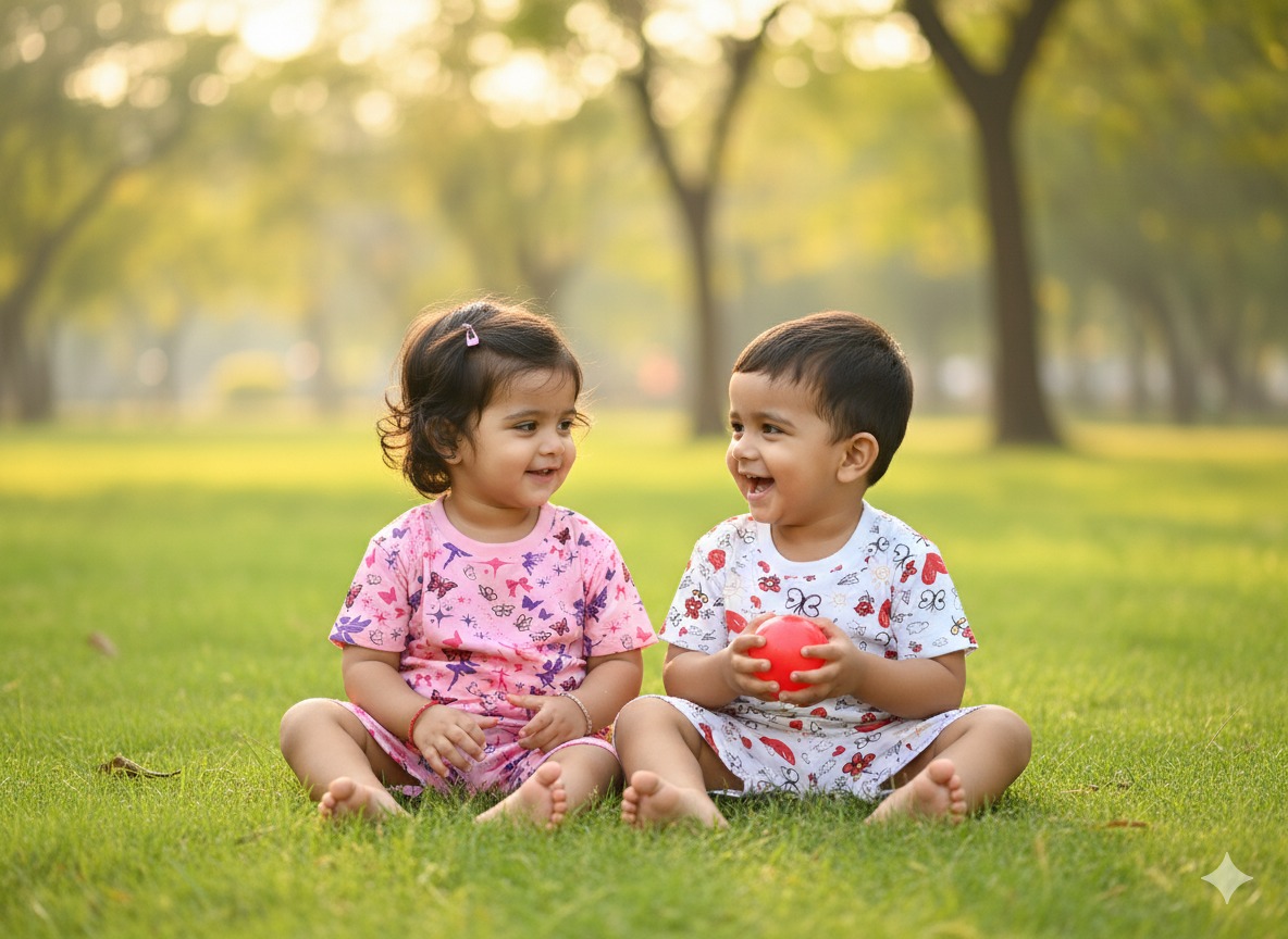 Pink Co-ord Sets - Butterfly Garden Design (Oversized)