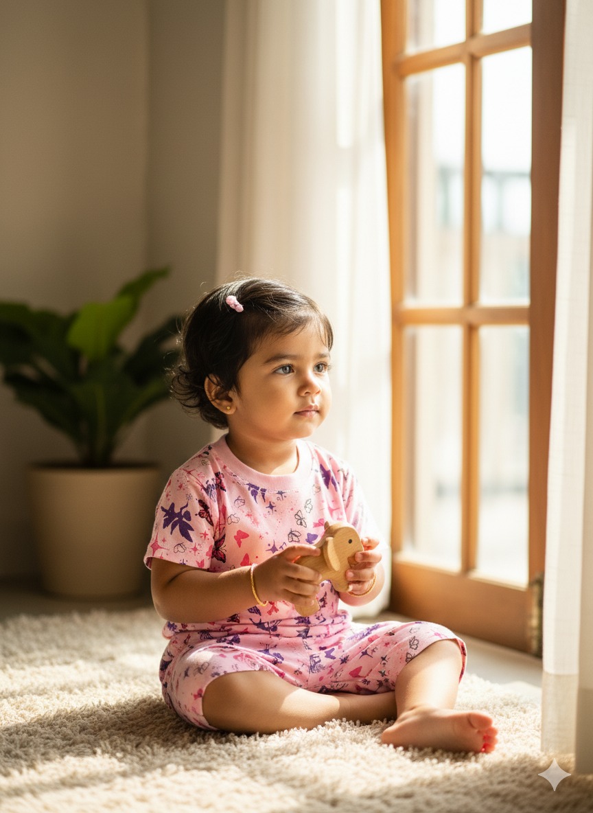 Pink Co-ord Sets - Butterfly Garden Design (Oversized)