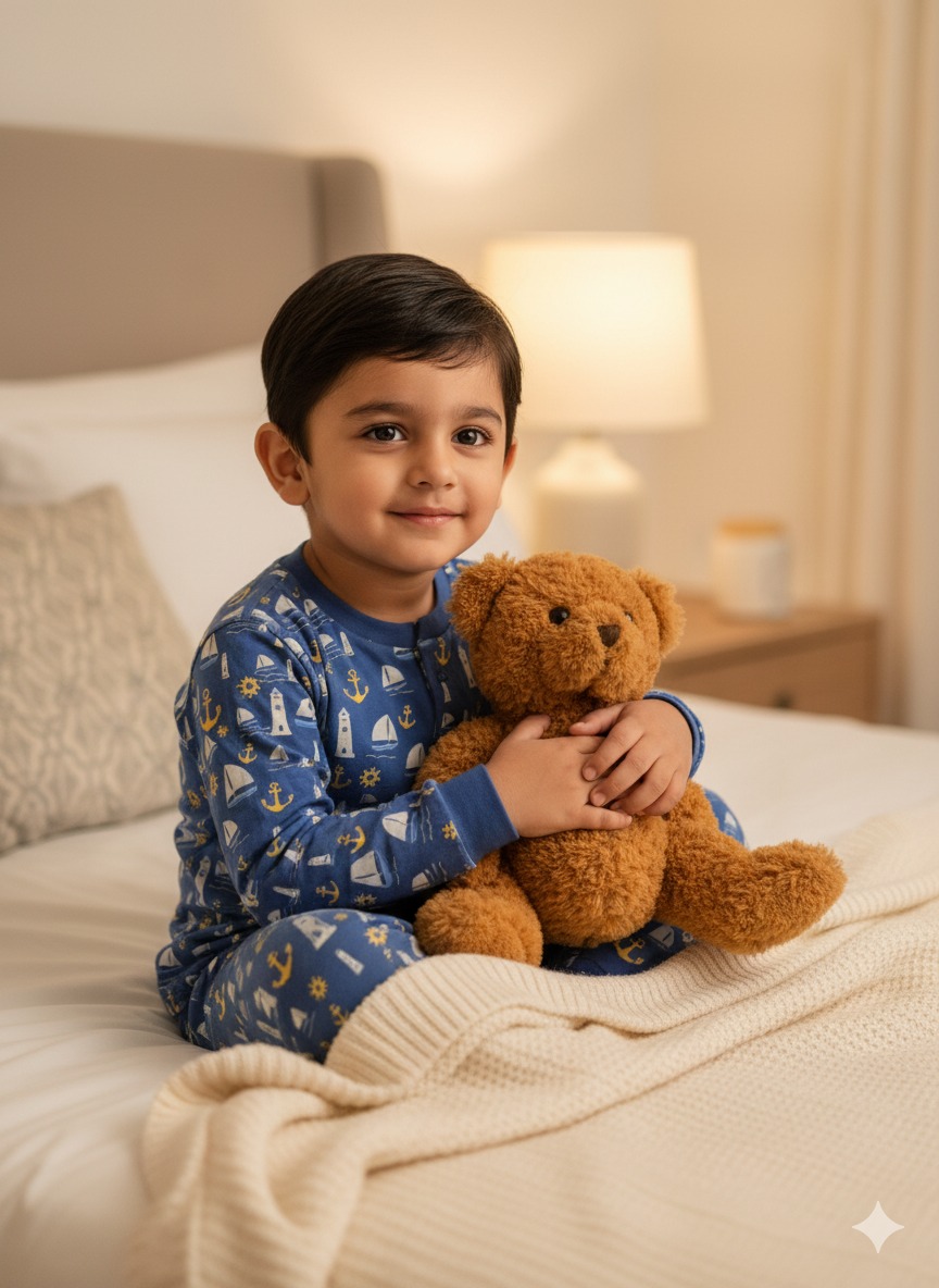 Blue Pajama Set - Ocean Strom