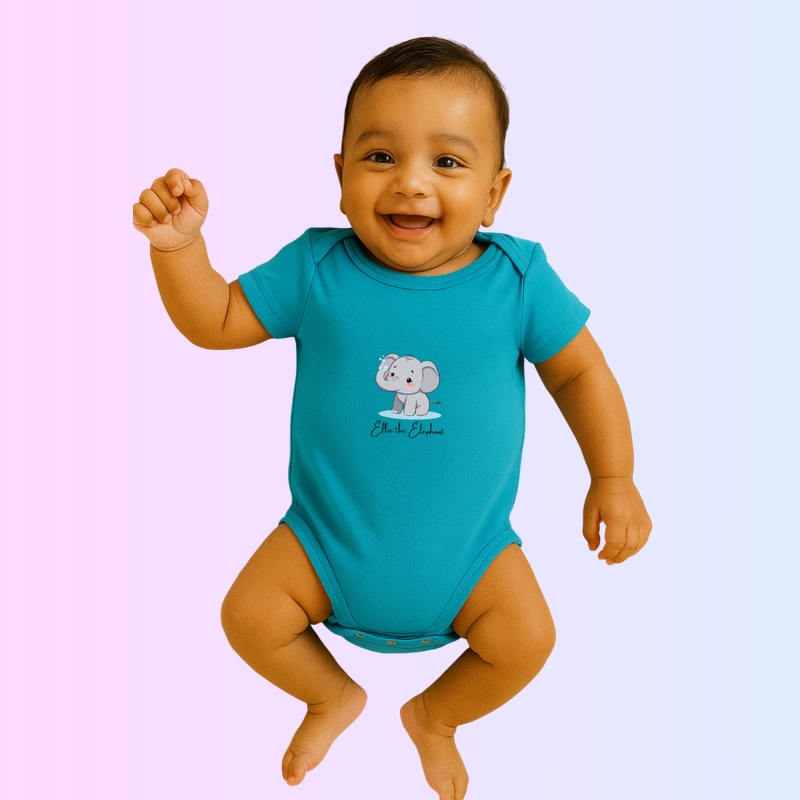 Rompers - Ellie the Elephant (Envelope Shoulders)