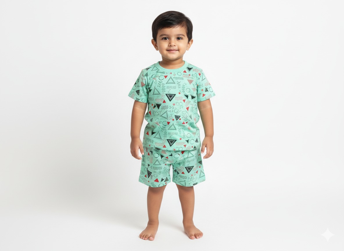 Mint Co-ord Sets - Geometric Dreams (Oversized)